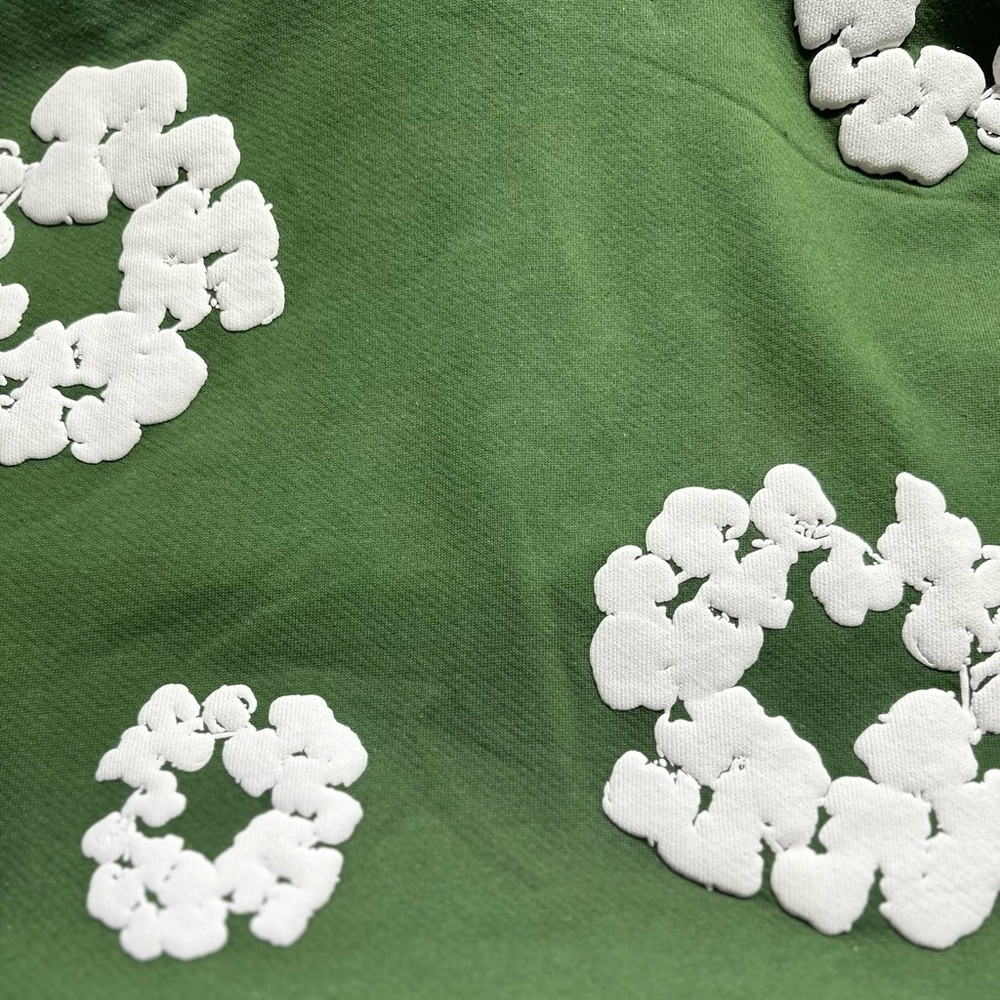 Denim Tears The Cotton Wreath Hoodie ‘Green’ - Picture 7 of 8
